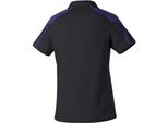 Erima Evo Star Poloshirt Function - Nero/Ultra Viola, Taglia:36