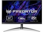 Acer Gaming Predator Xb273Uv3Bmiiprzx 27" Led Ips Qhd 180Hz 0,5Ms Freesync Premium"