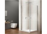 Cabina Doccia Angolare Loro 900X900 Mm, Ingresso Angolare