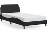 Vidaxl Struttura Letto "Dover"" Nera 100X200 Cm In Pelle Finta"