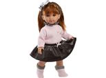 Llorens 53551 Nicole - Bambola Realistica Con Corpo In Morbido Tessuto - 35 Cm