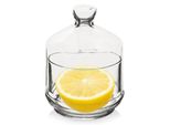 Elegante Ciotola Per Limoni Con Coperchio In Vetro Trasparente