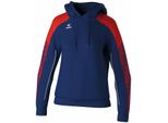 Erima Evo Star Felpa Con Cappuccio Donna - Navy / Rosso