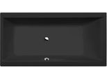 Cleo Vasca Rettangolare 180X90X48Cm, Nero Opaco