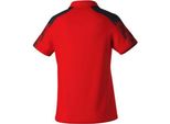 Erima Evo Star Poloshirt Function - Rosso/Nero, GrößE:36