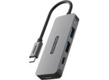 Sitecom CN-5010 Hub Di Interfaccia Usb 3.2 Gen 1 (3.1 Gen 1) Type-C 5000 Mbps Nero, Grigio