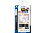 Staedtler 349 C6-1 Staedtler Acrylmarker Marcatore A Vernice Lumocolor Pastel,6Er Etui