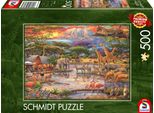 Schmidt Spiele Paradise On Kilimanjaro, Puzzle Standard 500 Pezzi