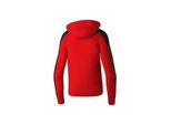 Erima Evo Star Felpa Con Cappuccio Da Bambino - Rosso / Nero