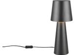 Trio-Leuchten Lampada Da Tavolo Nubian Dh 16X40 Cm Nero Lampada Da Tavolo Lampada A Morsetto
