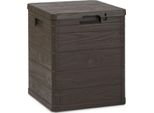 Contenitore Da Giardino In Plastica Toomax Woodys 90 L Marrone