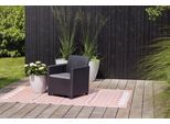 Keter Poltrona Da Giardino Marie Duo Set, Grafite - 2 Pezzi In Una Confezione
