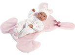 Llorens 63598 New Born Doll Bambola Realistica Con Corpo Interamente In Vinile 35 Cm