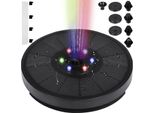 Fontana Solare Per Esterni 7 Effetti Di Spruzzatura 6 Luci Led Colorate Giochi D'acqua Fontana Da Giardino Pompa Per Laghetti 23227