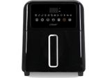 Mellerware Maestro MR-757, Friggitrice Ad Aria Calda, 6 L, 60 °C, 200 °C, Immagine Singola, Nero, Argento