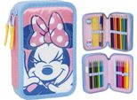 Disney Minnie Mouse Divertente Astuccio Per Matite Con Accessori - Accessori Scolastici Perfetti Per I Bambini