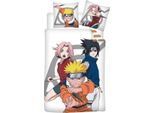 Set Di Biancheria Da Letto Per Bambini Naruto - Copripiumino 140X200 Cm E Federa 65X65 Cm