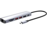 Manhattan 153966 Manhattan Docking Station USB-C 7-In-1 4K 1Xhdmi 2Xusb 10Gb/S
