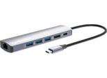 Manhattan 153959 Manhattan 6-In-1 4K USB-C Docking Station 1Xhdmi 3Xusb 5 Gb/S