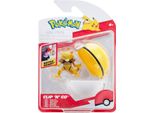 Pokemon Clip 'N' Go Abra E Level Ball, 2 Pezzi.