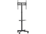 Supporto Tv Maclean, Professionale, 32-55", Su Rotelle, Max. Vesa 400X400, Max. 25Kg, MC-949"