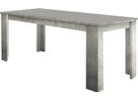 Dmora Tavolo Allungabile Agenore 90X210X75H Cm Grigio Cemento, Allungabile 12 Posti Italy