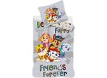 Paw Patrol Bettbezug Grigio 140 X 200 Cm - 70 X 90 Cm (Poliestere)