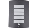 Lampada Da Parete Per Esterni Avide (9570868) Morro 1Xe27 IP44 Sensore Pir, Antracite