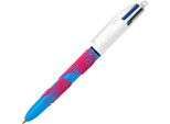 12X Bic 9672771 4 Colori Biros Velour Multicolore Colori Di Scrittura Assortiti,