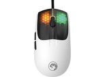 Mouse Usb A Filo, Marvo M727, Bianco, Ottico, 12000DPI