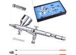 Set Di Pistole Per Aerografo Con 3 Ugelli E Attacco Rapido 0,2, 0,3, 0,5 Mm Technic HS-80KT