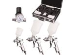 Set Di Pistole Professionali In Valigetta Metallica Auarita H-827 Hvlp 1,4 Mm, 1,7 Mm, 0,8 Mm