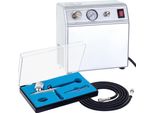 Set Di Aerografi Con Compressore, Riduttore, Tubo E Pistola A Spruzzo Per Saloni Di Bellezza Tc Technic As16-3K