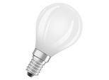 Osram Led Star Globe Lampada Led Dalla Classica Forma A Miniball, 5,5 W / 806 Lm, 4000 K Per Una Luce Bianca Fredda, Cri 80, In Vetro Smerigliato Senza Piombo, Base E14, IP20, Eek D, Diametro 45 Mm.