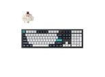 Keychron Q6 Max, Cablato E Wireless, Usb + Rf Wireless + Bluetooth, Interruttore A Chiave Magnetico-Meccanico, Led Rgb, Nero, Carbonio