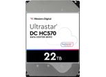 Western Digital Ultrastar Dc HC570 Hdd 22TB 3.5" 7200Rpm Sata Iii Per Server/Workstation"