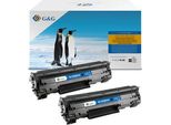 Toner G&G Compatibile Con Hp CB435A, CB436A, CE285A, CE278A, Canon CRG128, NT-PH435CUU, Hp 35A, Nero, Anni 2000