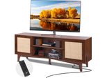Vevor Porta Tv In Rattan 191Cm Mobile Tv Boho Mobile Tv Mobile Tv Noce
