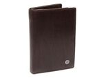 The Chesterfield Brand Pelle Portafoglio Manerba Wallet Brown Marrone Scuro