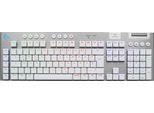 Logitech G G915 X Lightspeed, Cablato E Wireless, Rf Wireless + Bluetooth, Interruttore Meccanico, Qwerty, Led, Bianco