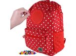 Zaino Da Bambino Pixie Crew, Tessuto Rosso A Pois Bianchi, Pannello Piccolo
