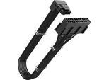 Cavo Akasa G-Nexus PX24 AK-CBPW31-30BK Da 12+4 Pin (Ra)(M) A 3X8 Pin (Ra)(W) 30 Cm (AK-CBPW31-30BK)
