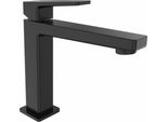 Miscelatore Per Lavabo Tursi, Altezza 190 Mm, Nero Opaco