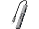 Sitecom CN-5001 Hub Di Interfaccia Usb 3.2 Gen 1 (3.1 Gen 1) Type-C 480 Mbit/S Nero, Grigio