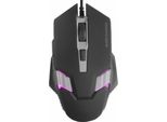 Mars Gaming MM024, Destro, Ottico, Usb Type-A, 4000 Dpi, Nero