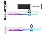 1Stcool Gpu Holder Argb - Supporto Vga Regolabile In Metallo Bianco