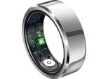 Anello Intelligente In Alligatore Argento Taglia 11