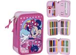 Disney Minnie Mouse Giotto Astuccio Per Matite Pieno - Astuccio Per La Scuola E Portamatite Con Accessori Per Bambini