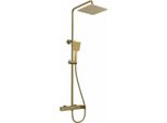 Colonna Doccia Cubemix, Oro Opaco