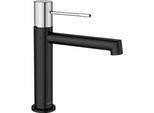 Miscelatore Per Lavabo Solaria, Nero Opaco/Cromo
